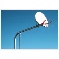 Tandem Six B-Ball Backstop - Acrylic Rectangle